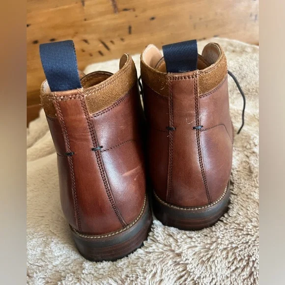 Florsheim Men's Brown Leather Lace-Up Shoes - Picture 6 of 14